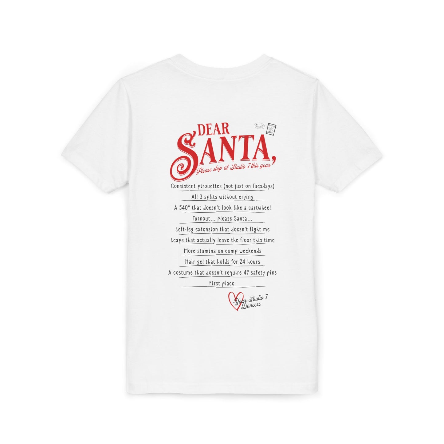 Youth Dear Santa Graphic Tee