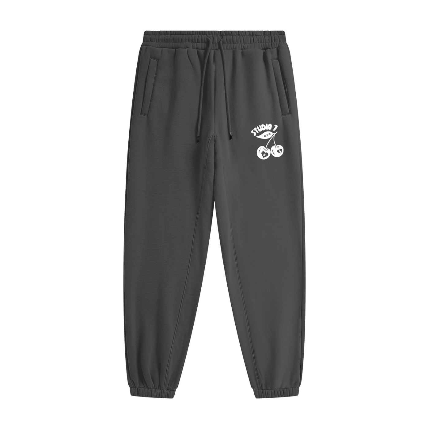 Adult White Fox Joggers