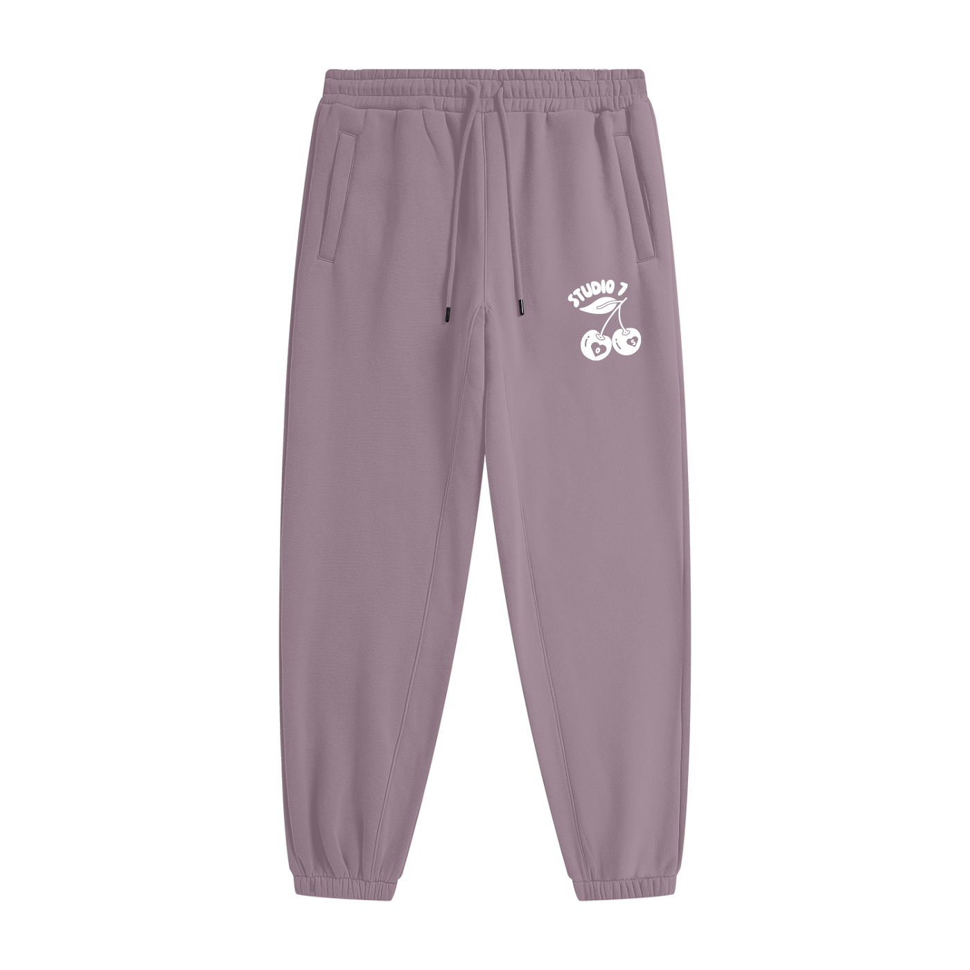 Adult White Fox Joggers