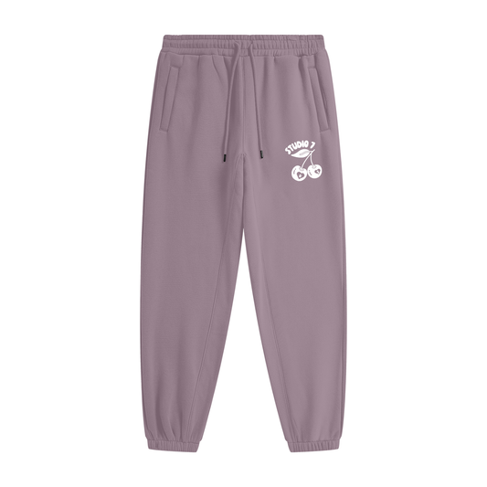Adult White Fox Joggers